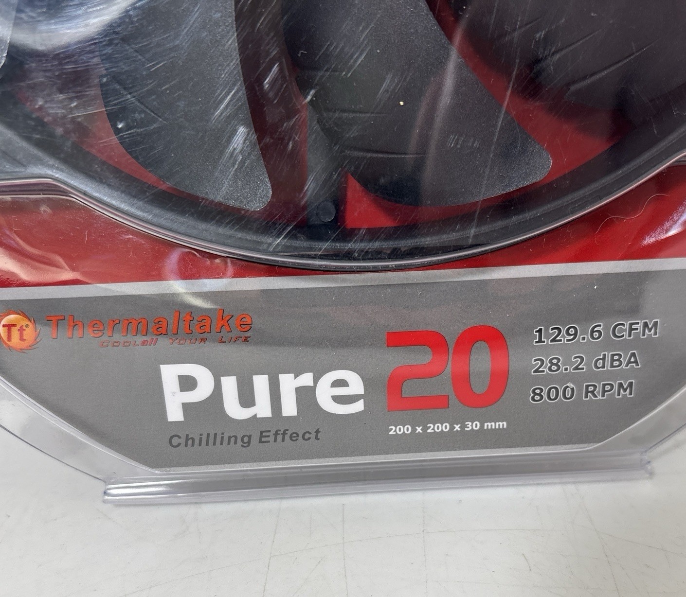 NEW Thermaltake Pure 20 Computer Case Fan CL-F015-PL20BL-A – $5 SHIPPING