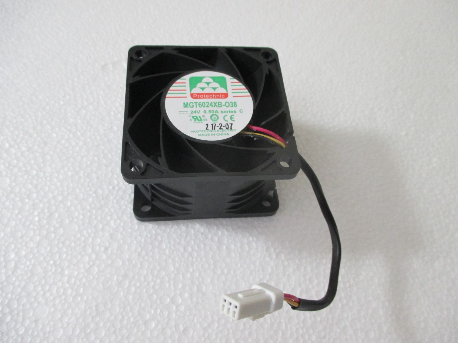 Protechnic 60x60x38mm MGT6024XB-O38 24V 0.50A 3pin Cooling Fan – FAST SHIPPING