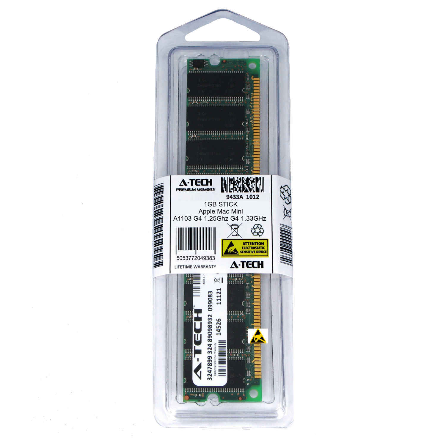 1GB DIMM Apple Mac Mini A1103 G4 1.25Ghz G4 1.33GHz G4 1.42GHz Ram Memory