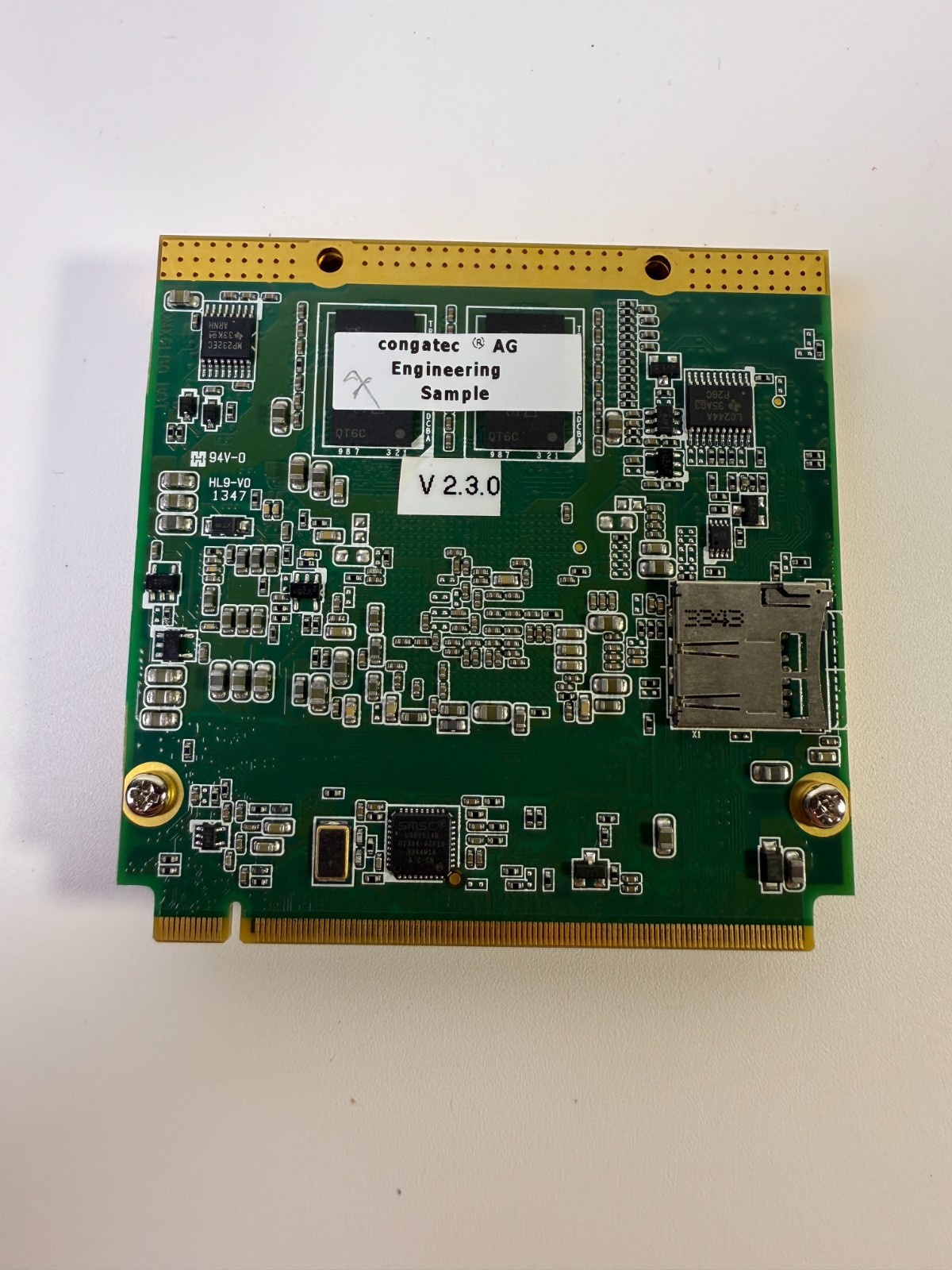 congatec AG 016103 B.3 Engineering Sample V2.3.0 Module w/ Heatsink & SD Slot