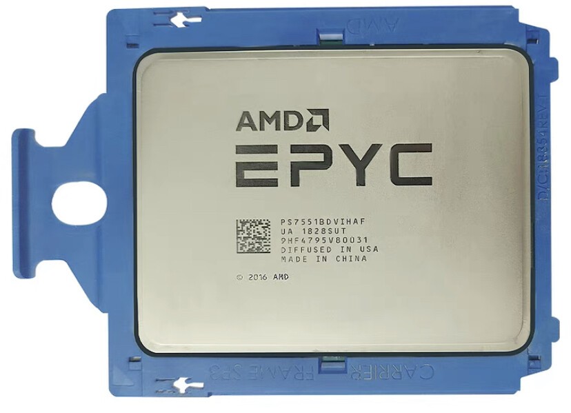 2x AMD EPYC 7551 64-Core 128-Thread CPUs + Supermicro H11DSi E-ATX Motherboard