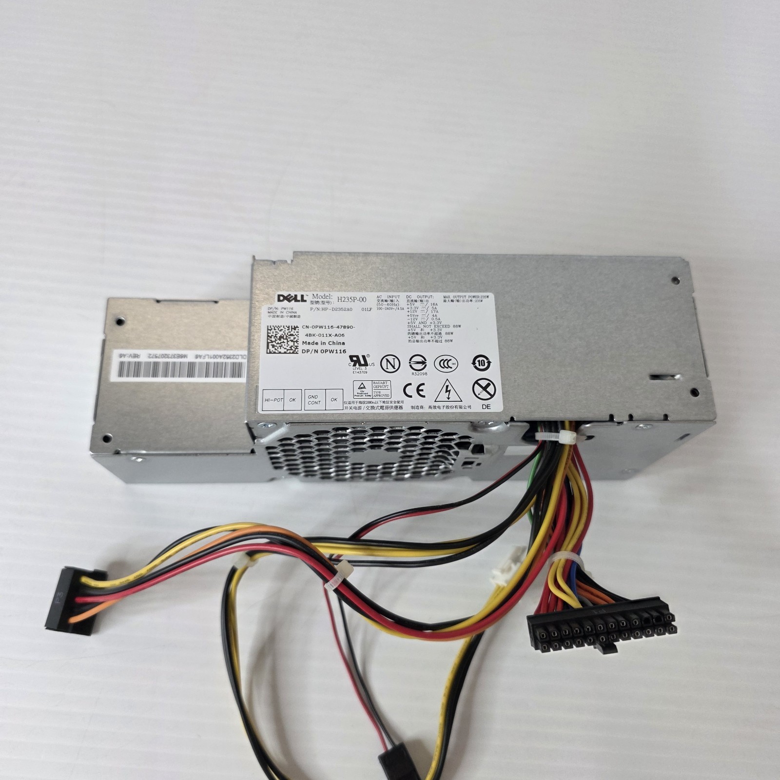 Dell HP-D2352A0 H235P-00 235W Power Supply Unit Oem