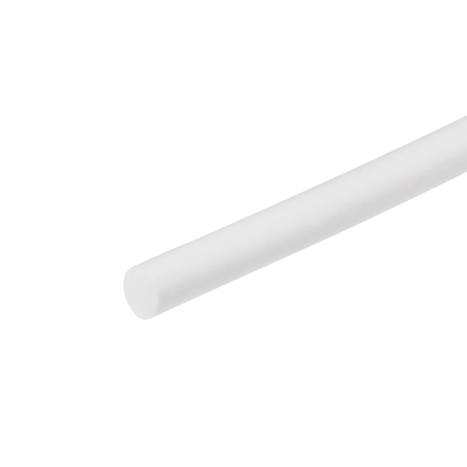 7mm Soft Silicone Bending Insert Tube for Rigid Tubing 6.6ft White