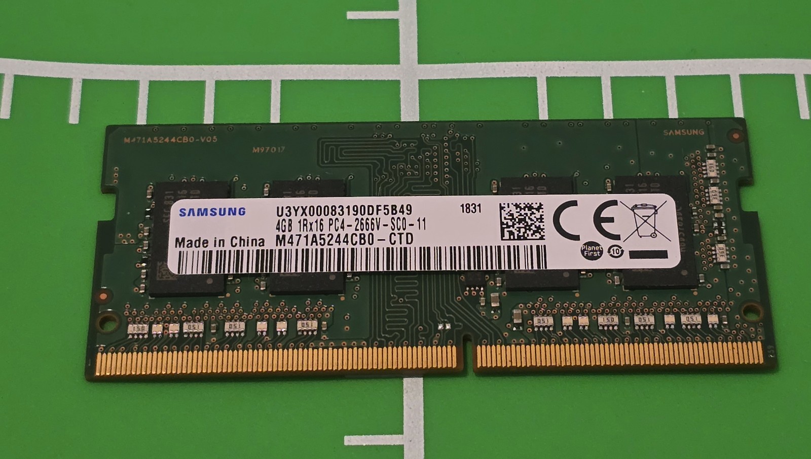 4GB 1Rx16 PC4-2666V-SC0-11 DDR4 SO-DIMM laptop, NAS, mini-pc memory module