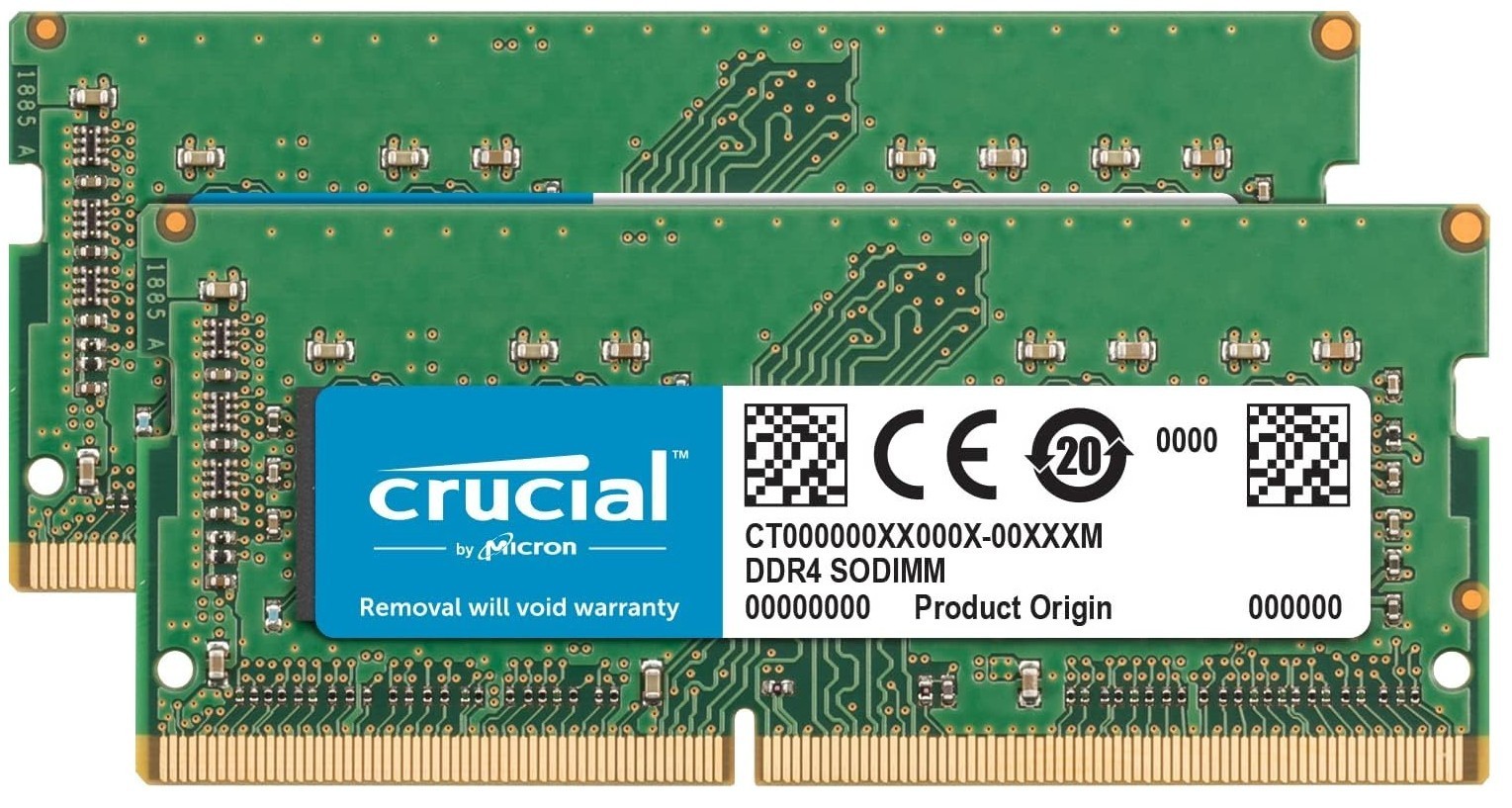 Crucial 32GB (2 x 16GB) KIT PC4-21300 Memory (CT16G4SFD8266.C16FE) Open Box