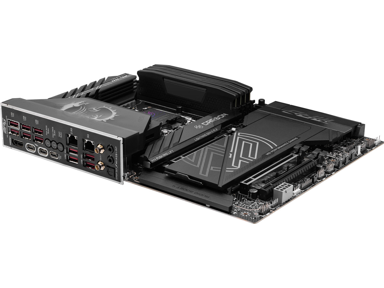 MSI MPG Z890 CARBON WIFI LGA 1851 Intel Z890 SATA 6Gb/s ATX Motherboard
