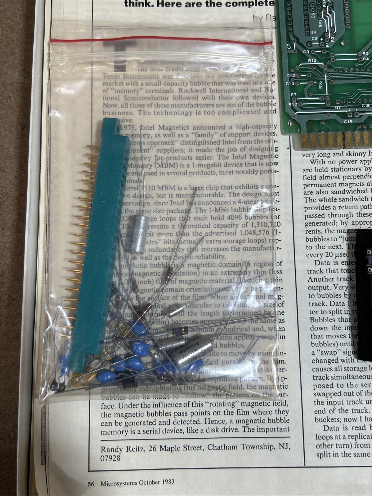 Rare NIB Intel Magnetics BPK-72 Bubble Memory Prototype Kit 7110,Complete W/Docs