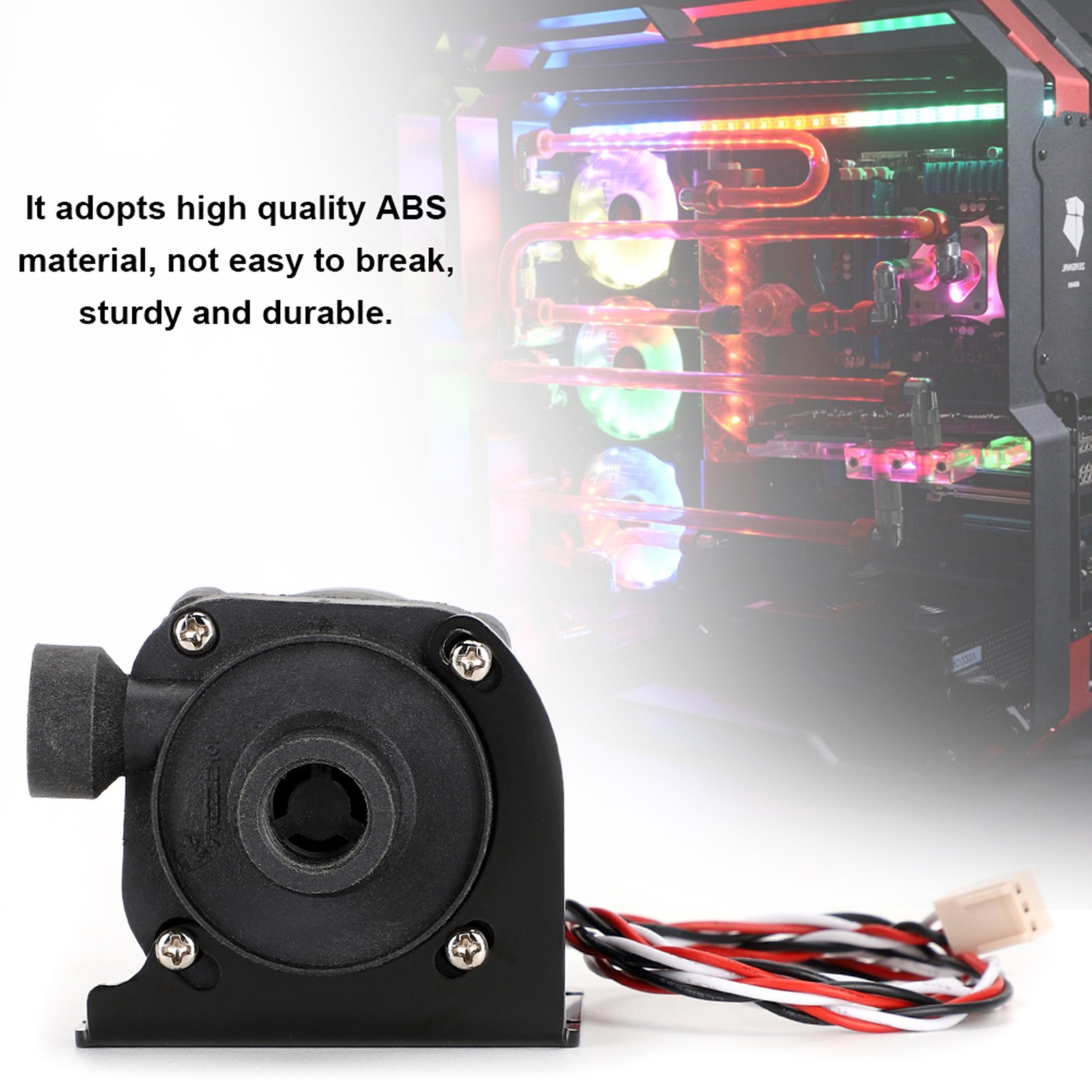 G1/4in Mini Water Pump Computer DC Brushless Water Cooling Pump With Speed L NEW