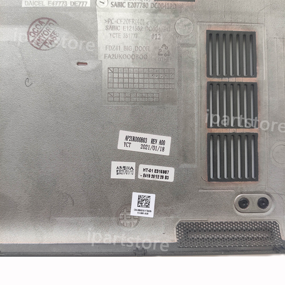 Laptop Bottom Case Base Cover 00W819 0W819 For Dell Latitude 5400 E5410