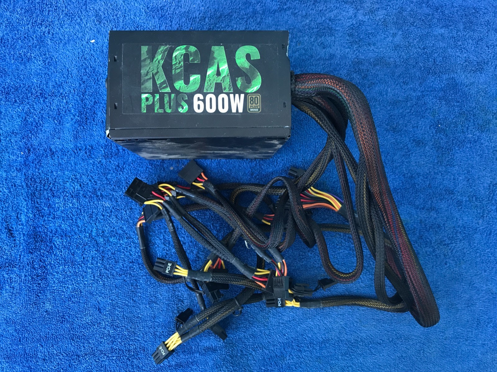 Power Supply- Lot of 8 Mixed Thermaltake/Aerocool/Redragon – Dead PSUs for Parts