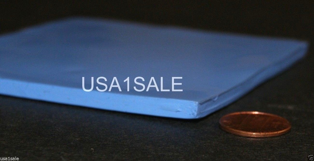 100x100x5mm GPU PS3 PS2 XBOX 360 Heatsink Compound Thermal Conductive Pad Blue √