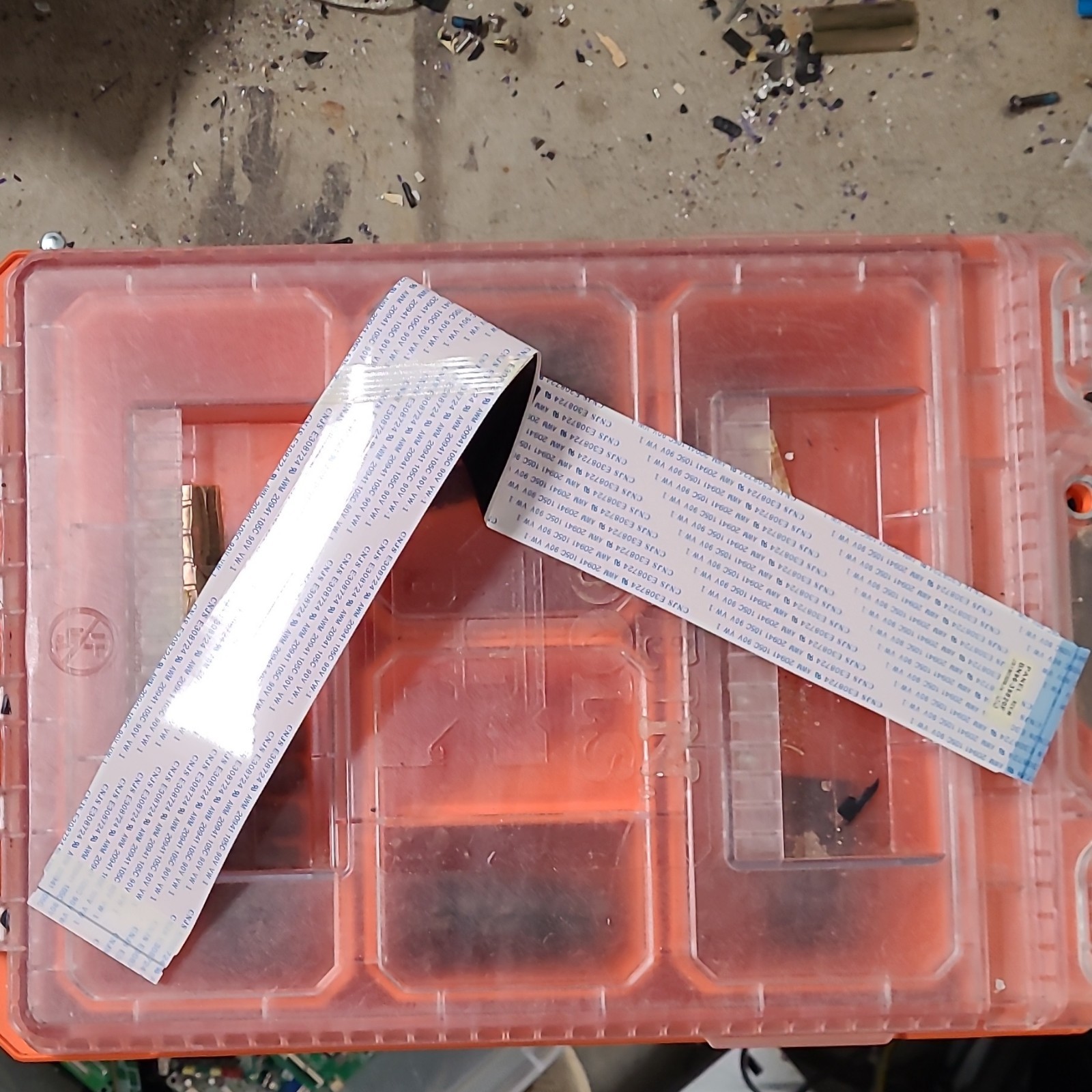CNJS E308724 20941 Ribbon Cable White Black for Laptop LCD Screen