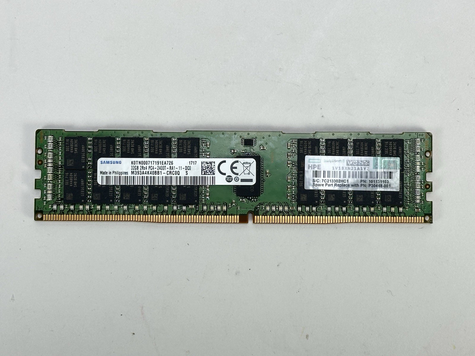 HPE Cray XC30 XC40 LC 1x 32GB 2Rx4 PC4-2400T-R ECC Reg RDIMM DDR4 P30448-001
