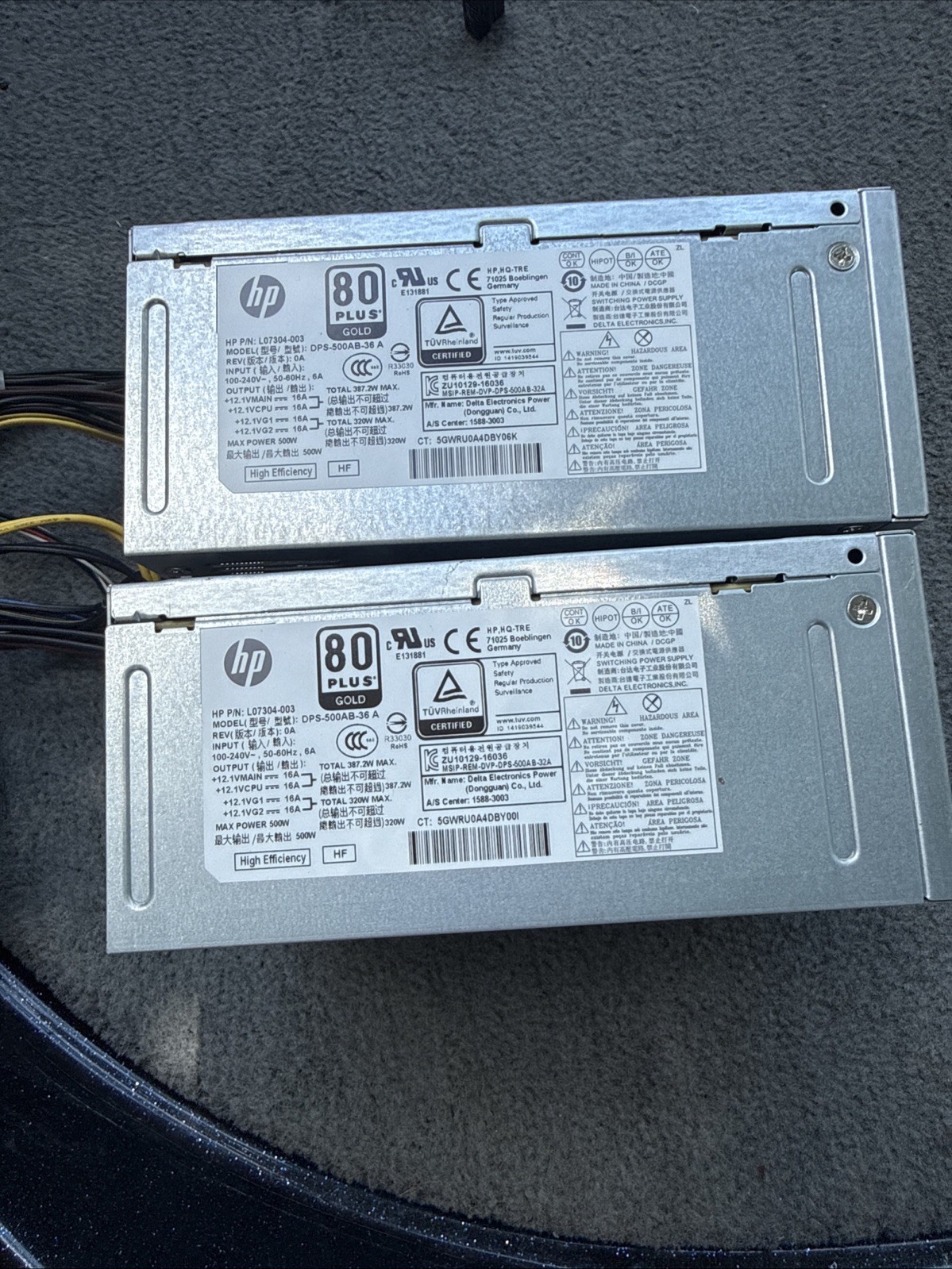 HP 500W Power Supply L07304-003 DPS-50OAB-36 A 80+ Gold – Tested & Working