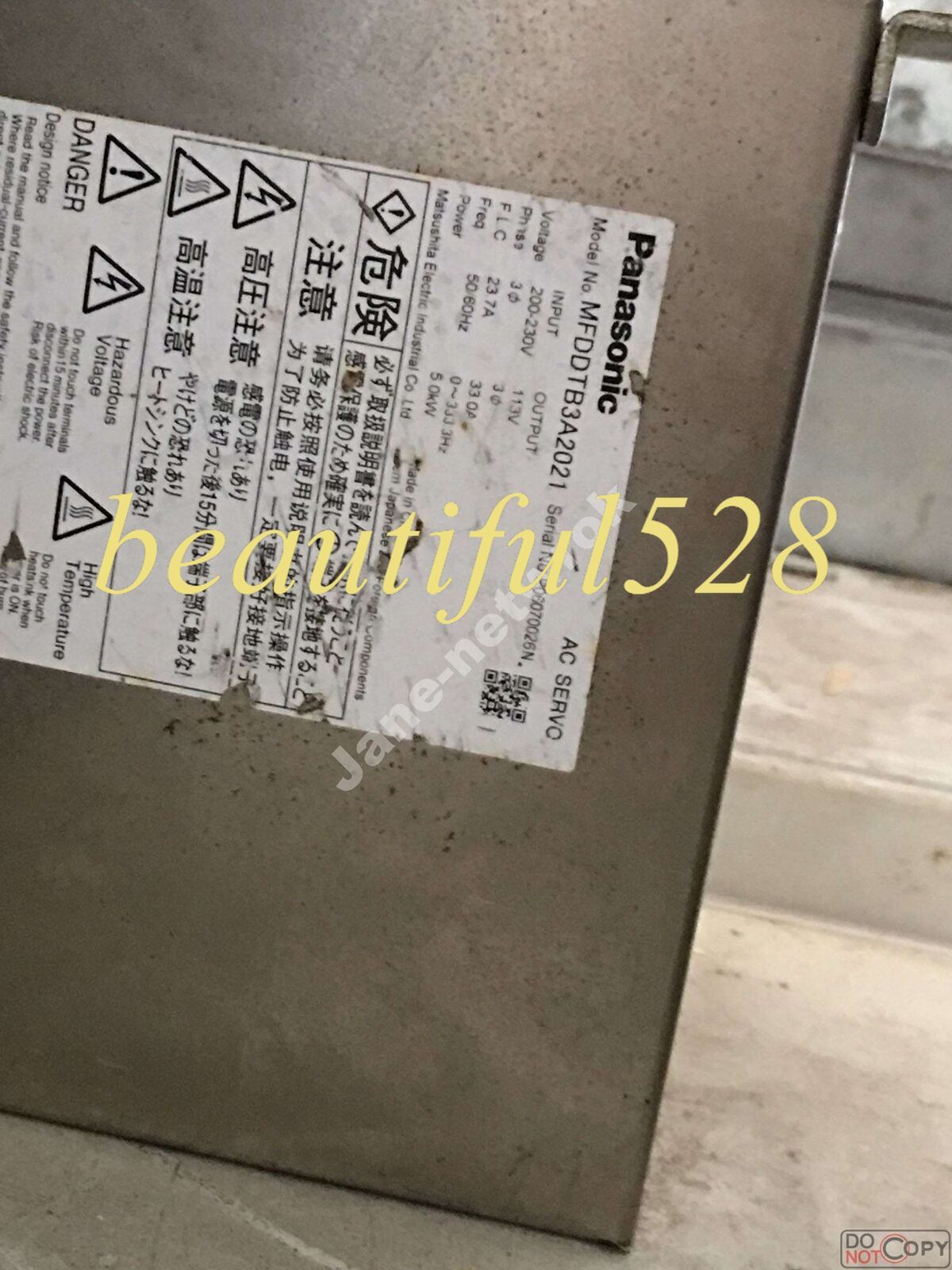 1PC for 100% TEST MFDDT3A2021 (by Fedex or DHL