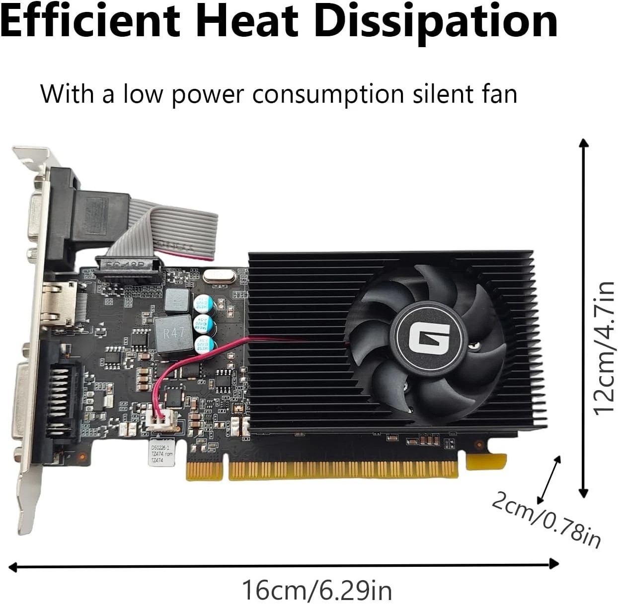 Compact Low Profile GeForce GT 740 4GB Graphics Card – Perfect for Win11 PCs