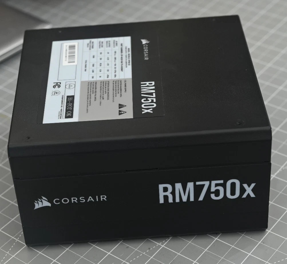 CORSAIR RMX RM750X 750 Watt 80 Plus Gold Fully Modular PSU ATX Power Supply