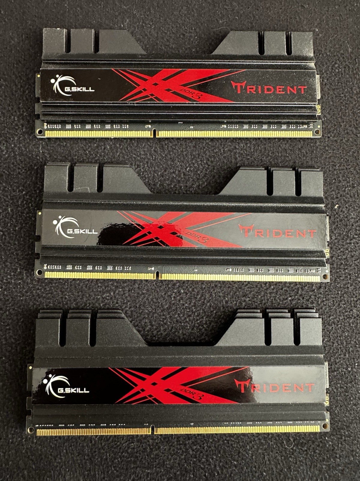 G.SKILL Trident DDR3-2000 6GB (3x2GB) DIMM PC3-16000 F3-16000CL9T-6GBTDD RAM