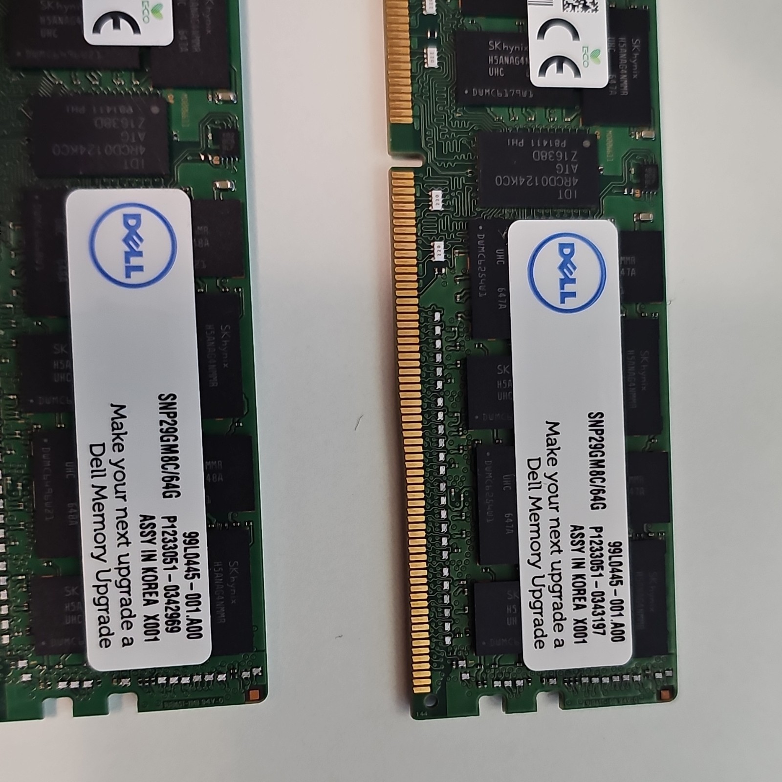 Dell 128 GB (2x64GB) DDR4 PC4-2400T ECC Registered RDIMM 288-Pin