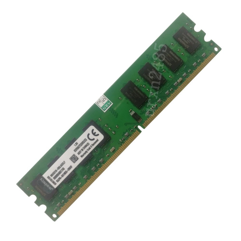 Kingston 4GB 2x 2GB 1G PC2-5300U DDR2 667MHz KVR667D2N5/2G Desktop Memory LOT AB
