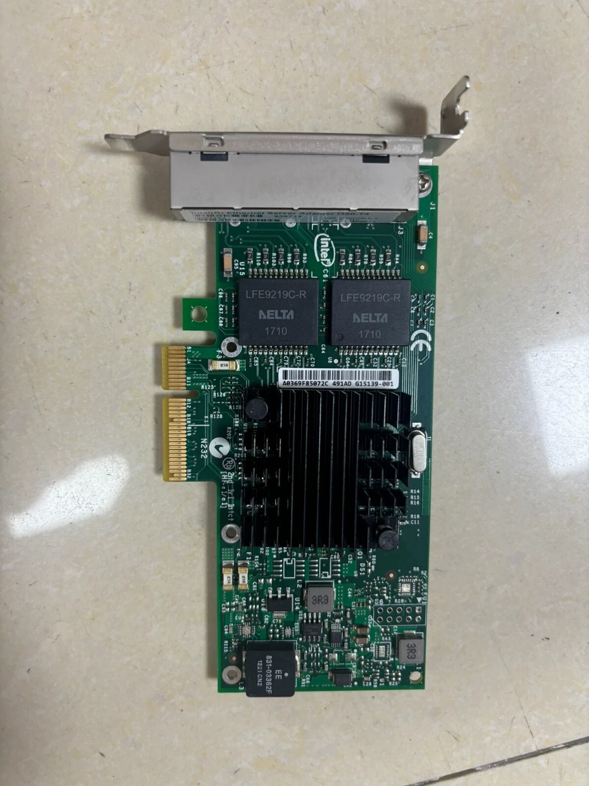 Intel I350-T4V2 4-Port RJ45 PCI-E Ethernet Server Adapter Made in Malaysia
