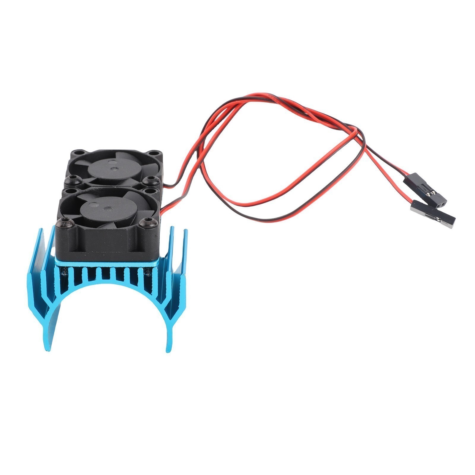 ESC Cooling Fan and Motor Dual Fan Set Aluminum Plastic Fan Set for Slash 4×4