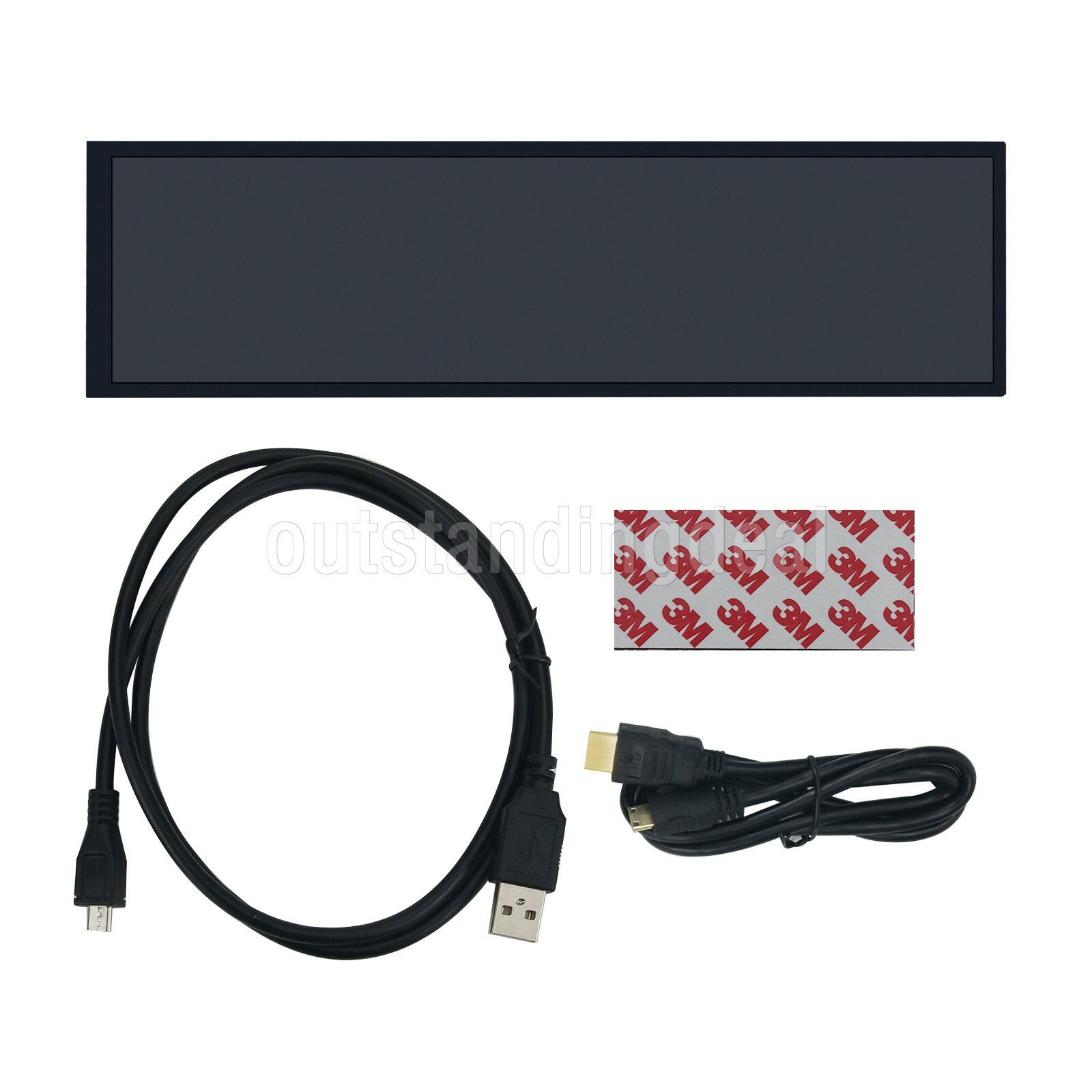 DAQ-01 8.8″ 1920×480 AIDA64 Display F/ PC Chassis Hardware Monitoring DIY Screen