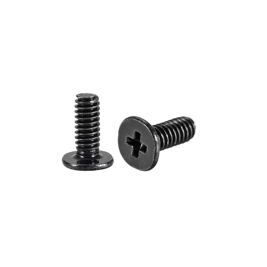 M2 x 8mm Laptop Notebook Computer Screws Phillips Head Screw Black 50pcs