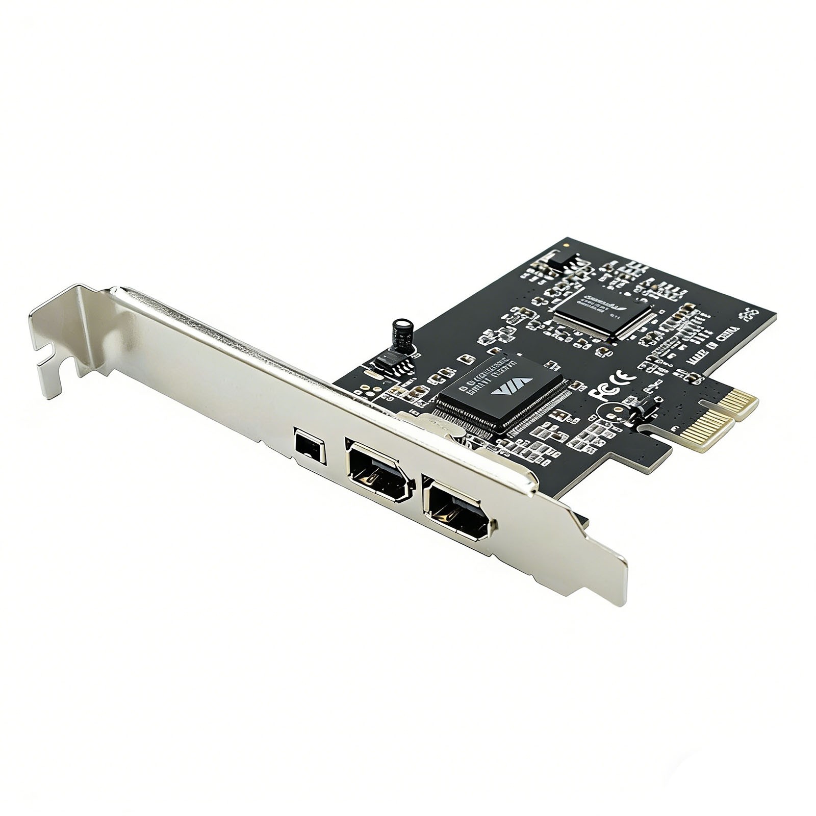 PCI-E Express FireWire 1394a IEEE1394 Card w/Low Profile Bracket US Stock