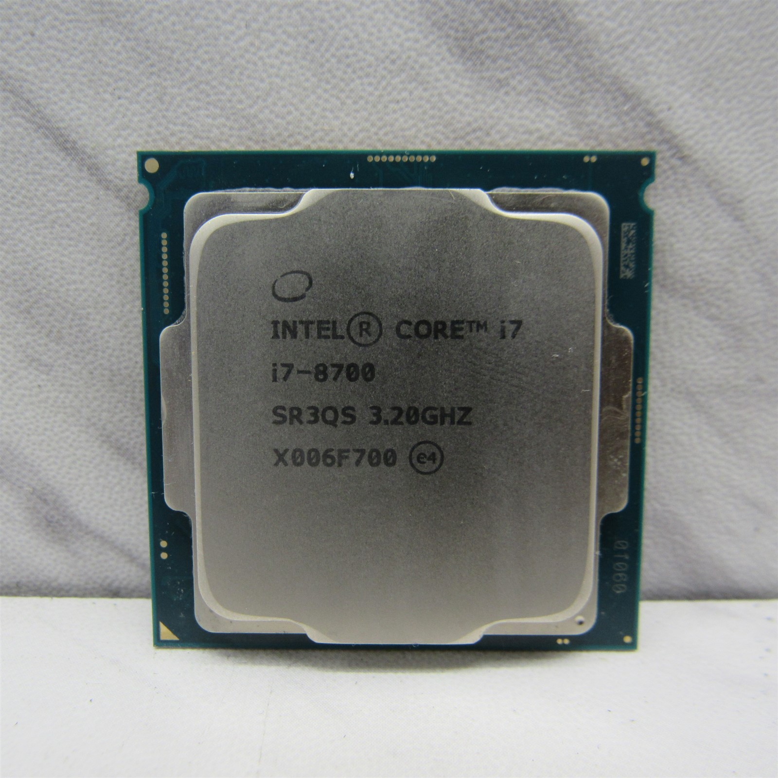 Intel SR3QS 6 Core i7-8700 3.20GHz Desktop CPU Processor Six LGA1151 12MB i7 8th