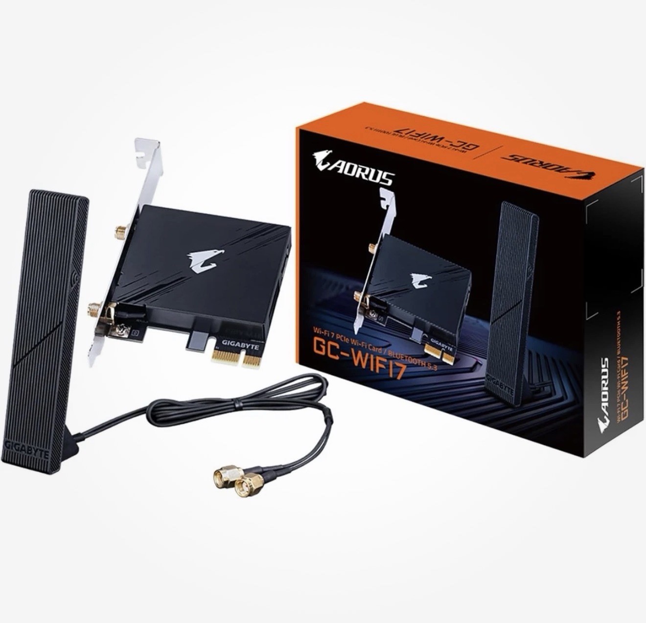 WiFi 7 GC-WIFI7 (802.11/ Tri-Band WiFi/Bluetooth 5.3/ 4K-QAM/PCIe Expansion Card