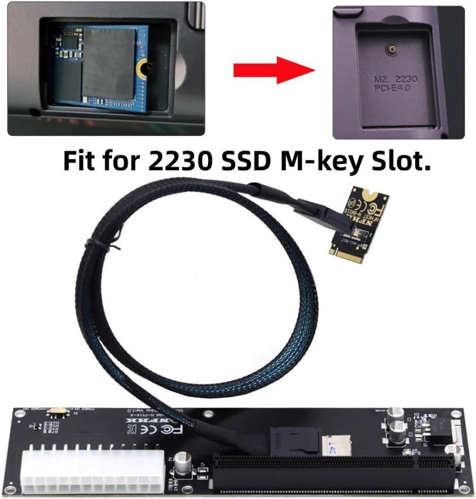 External Graphics Card & SSD Adapter for Oculink SFF-8611*-