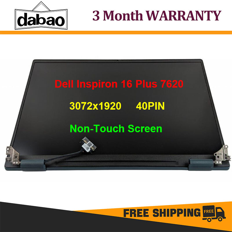 New for Dell Inspiron 16 Plus 7620 P117F 3072×1920 NON-Touch UHD Screen assembly