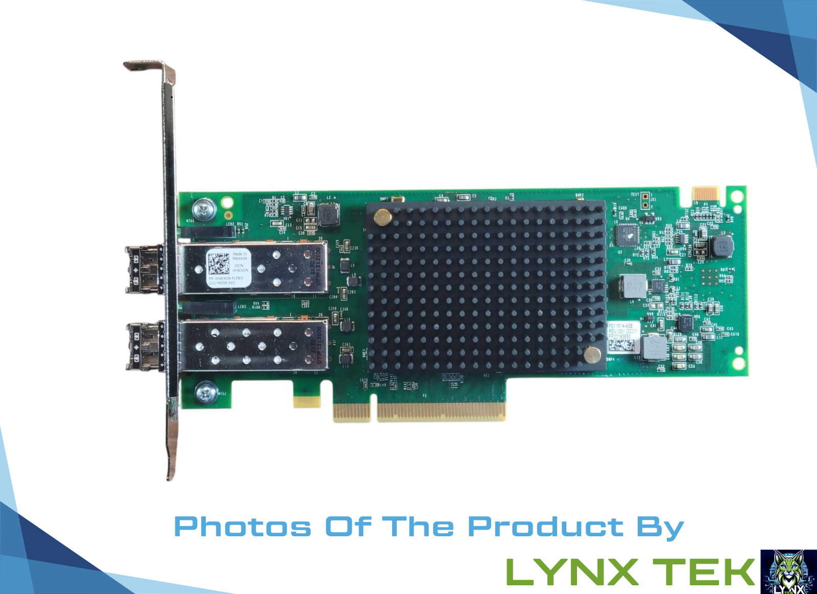 Dell Emulex LPe35002-M2 32Gbps PCIe Fibre HBA 0PD89Y 0HWXGN 2x AFBR-57G5MZ-EL5