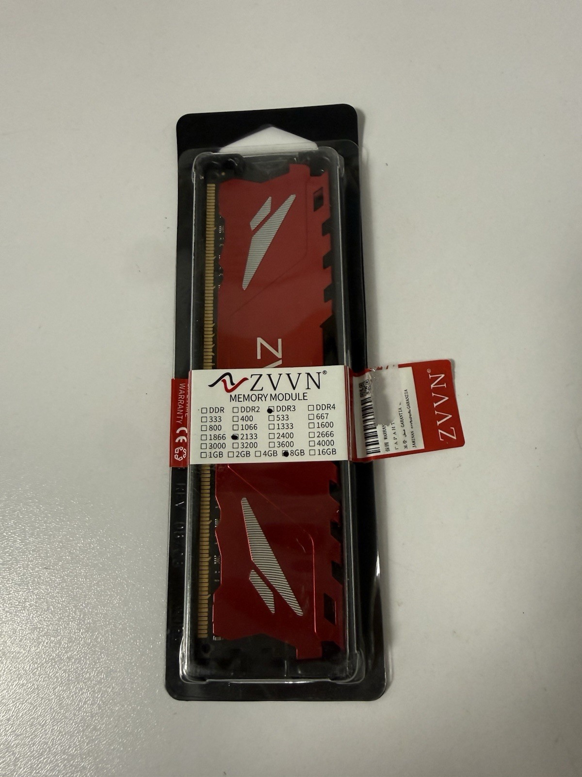 ZVVN 8GB DDR3 2133MHz PC3-17000 CL11 Desktop RAM Memory 240-Pin DIMM