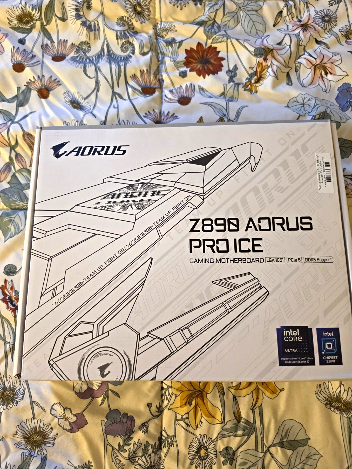 AORUS Z890 AORUS PRO ICE ATX Intel LGA 1851 DDR5 SDRAM Wi-Fi Gaming
