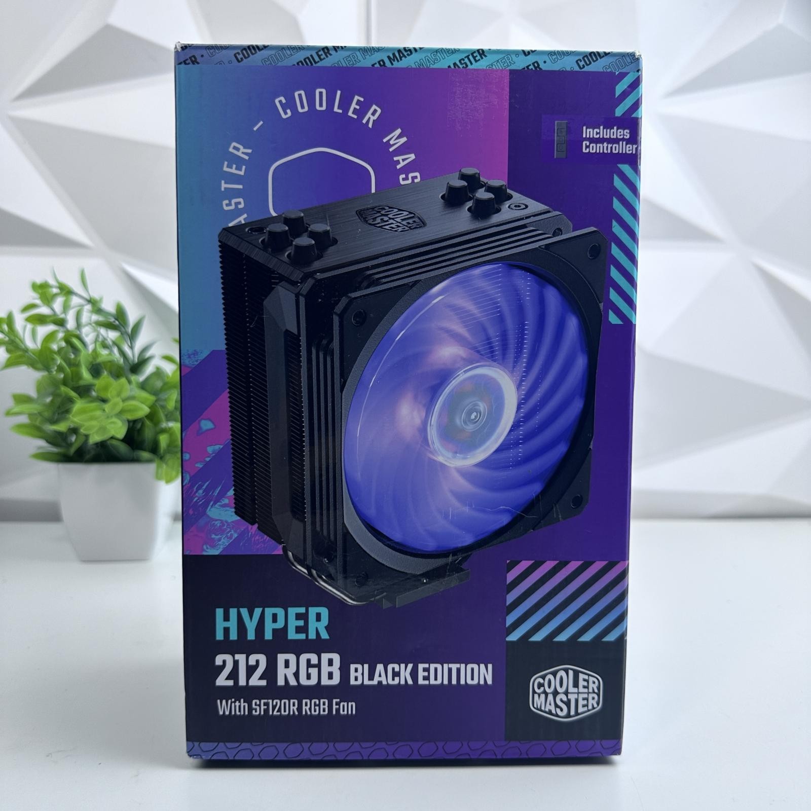 Cooler Master Hyper 212 RGB Black Edition CPU Air Cooler, SF120R RGB Fan