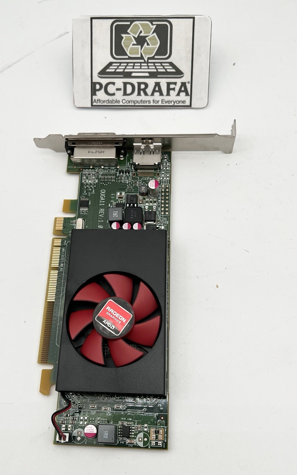 DELL 07W12P AMD RADEON R5 240 1GB GDDR3 DVI 109-C55357-00_02 / V-8 Free Shipping