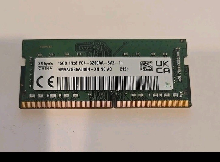 SK Hynix 16GB 1Rx8 PC4 3200AA (HMA82GS6DJR8N-XN)