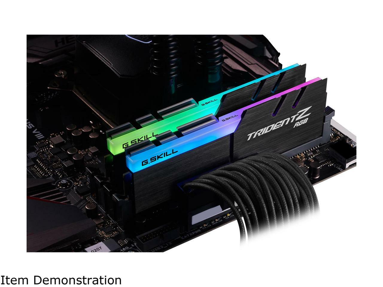 G.SKILL TridentZ RGB Series 32GB (2 x 16GB) 288-Pin PC RAM DDR4 3600 (PC4 28800)