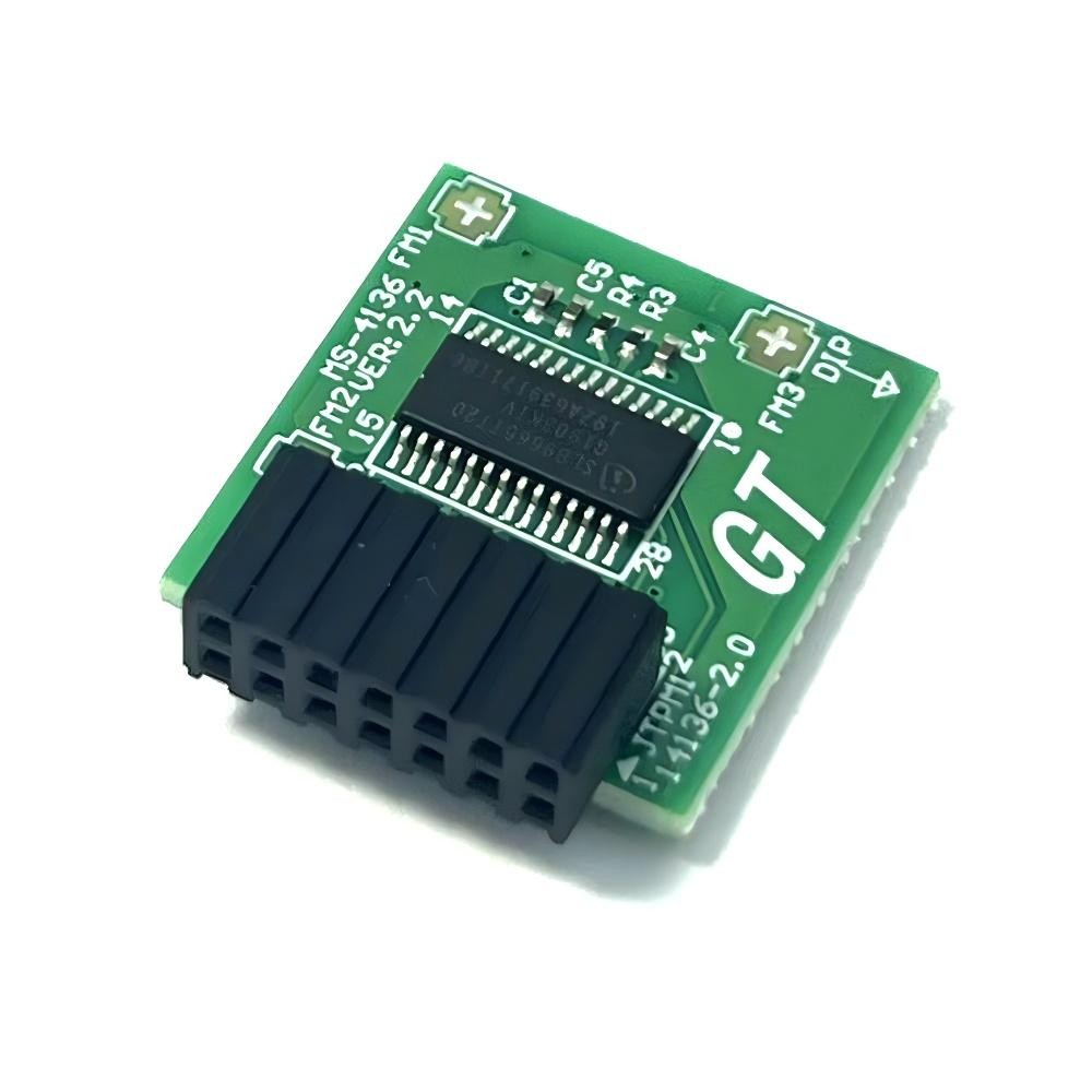 USTPM2.0 14pin-1Module Trusted Platform SLB9665 for MSI MS-4136 B450 GAMING PLUS