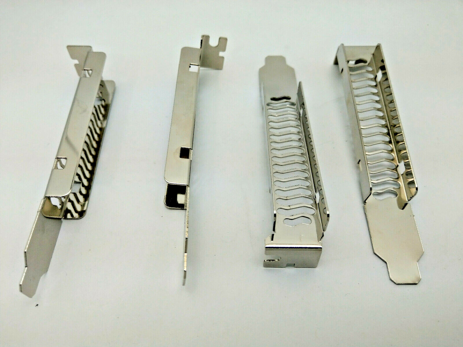 10-Pack Chrome PC Case PCI Addon Card Expansion Air Ventilated Slot Cover Plates