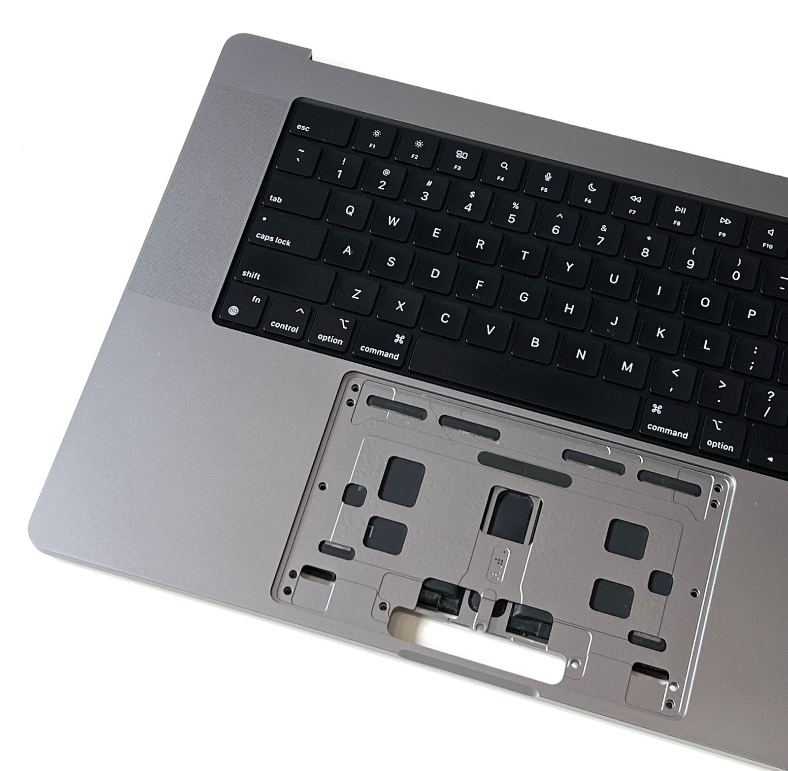 Apple MacBook Pro A2485 16″ 2021 Palmrest w/ Keyboard Battery Gray OEM Grade A-