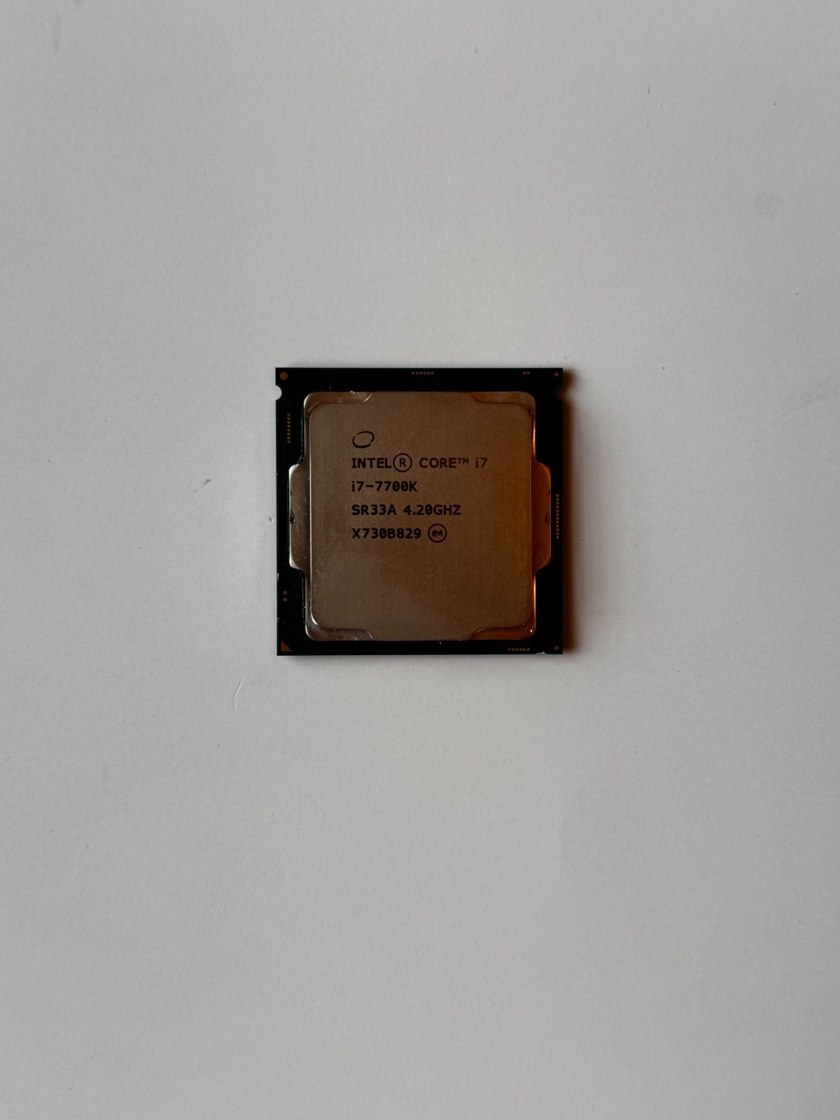 Intel Core I7-7700K Processor (4.2 GHz, Quad-Core, LGA 1151) – SR33A Used