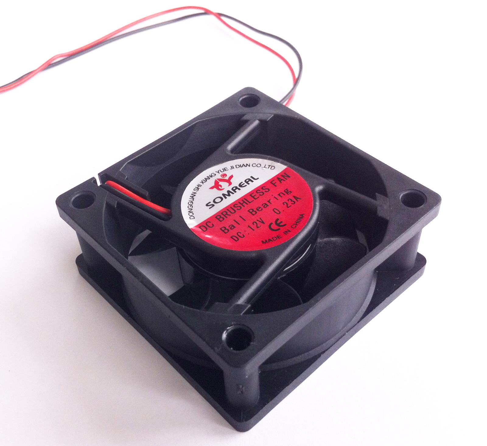 12V DC Fan 2Pin Brushless Computer Cooling Fan Dual Ball Bearing 60x60x25mm New