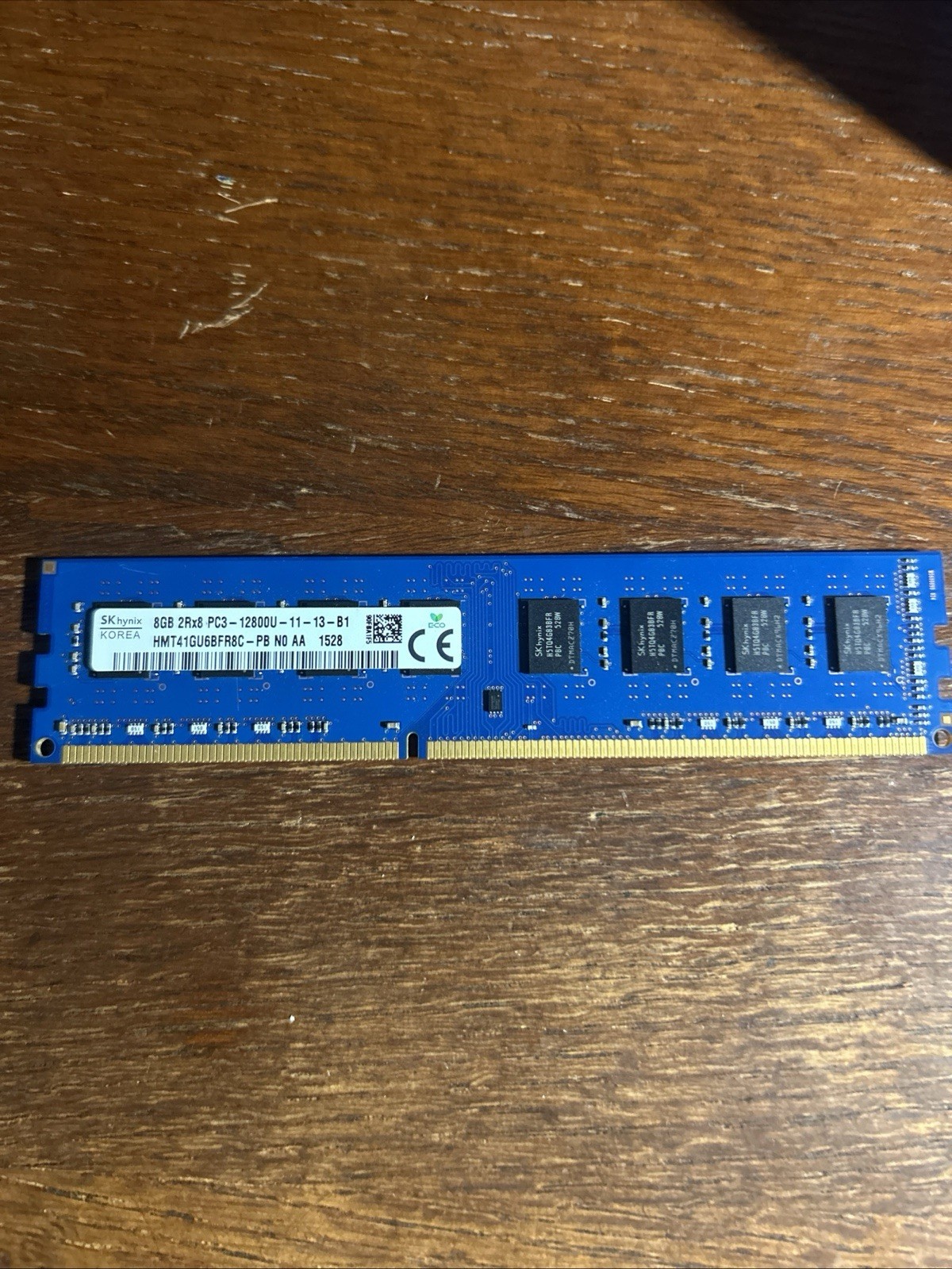 SK Hynix 8GB 2Rx8 PC3-12800U-11-12-B1 RAM STICK- TESTED, LIGHTLY USED