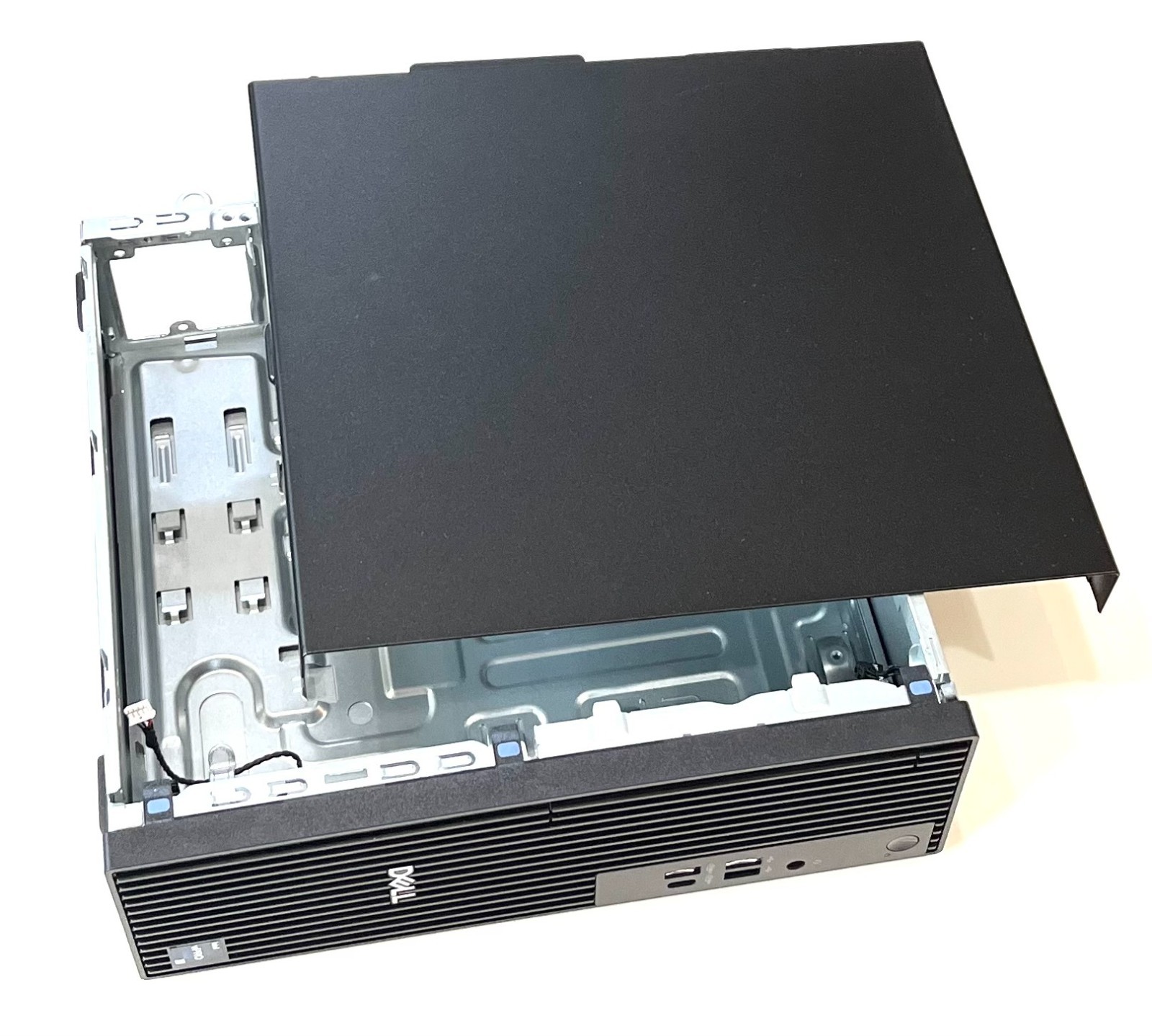 Dell Pro Slim QCS1250 Desktop Tower Box w/ Side Door R8MV7 XK4M4 Genuine