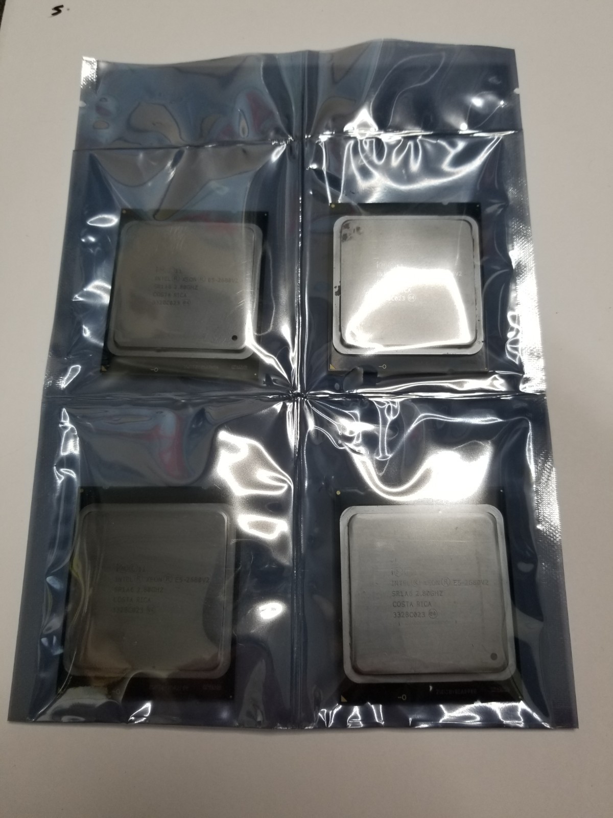 (Lot of 4) SR1A6 Intel Xeon E5-2680 v2 2.8 GHz 10-Core BX80635E52680V2 Processor