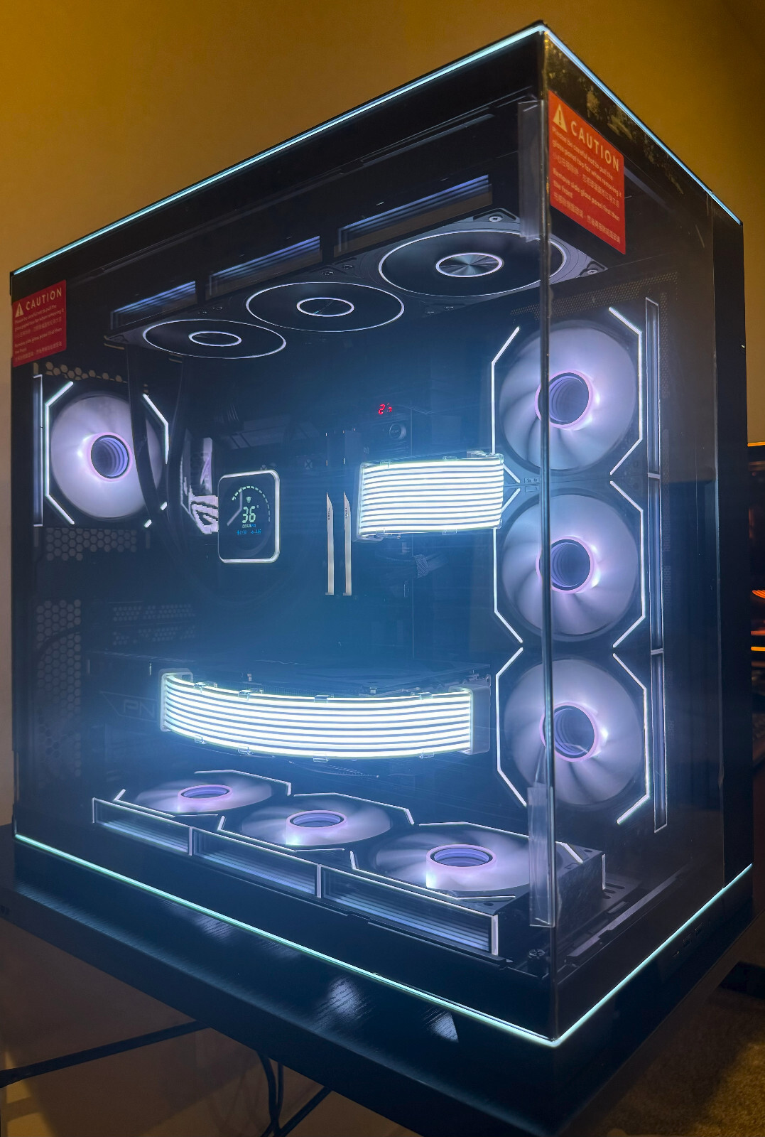 RTX 5080 RYZEN 7 9800X3D Custom Built Gaming PC 64GB RAM 4TB NVME WiFi RGB VR