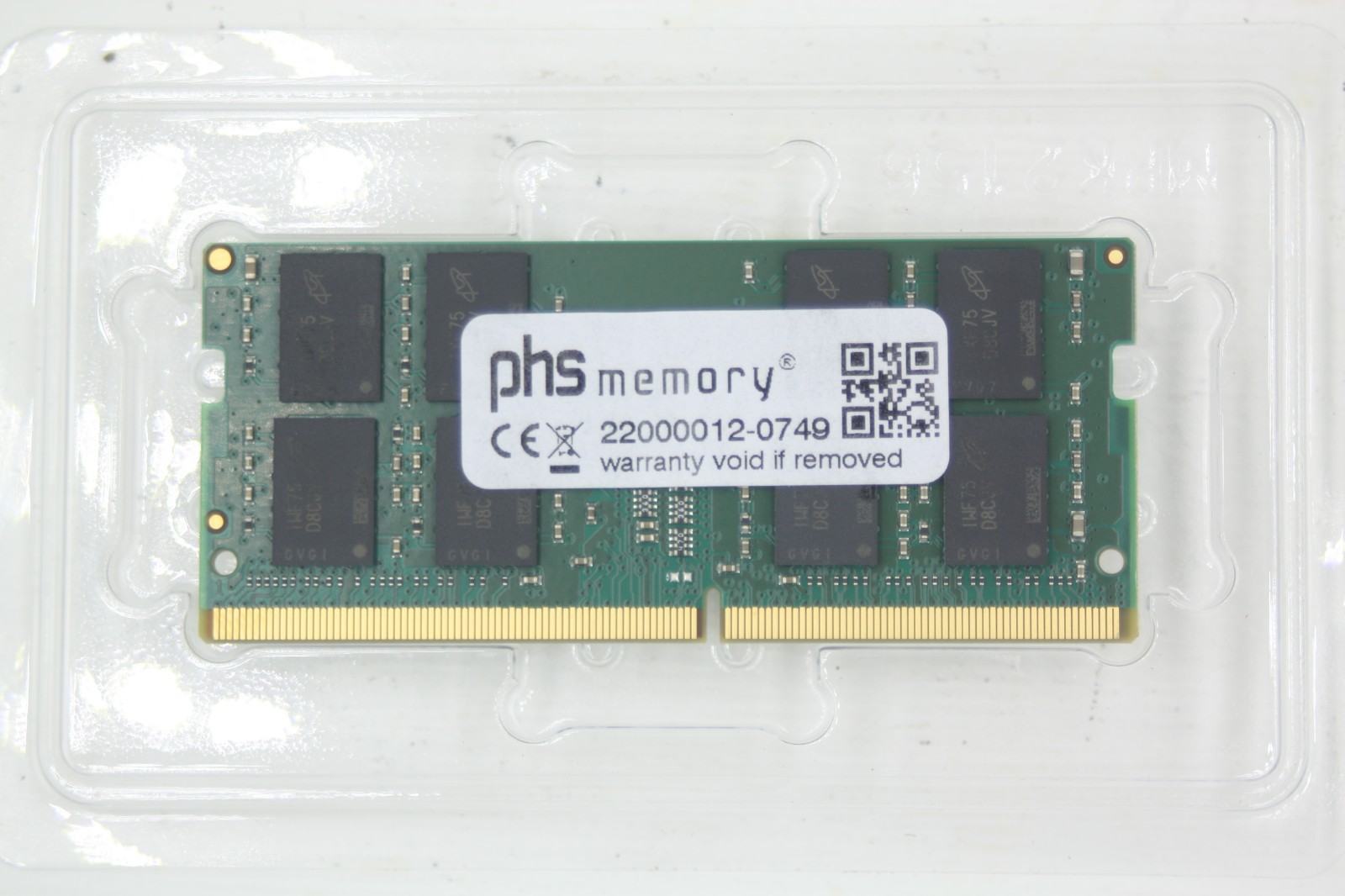 PHS Memory 32GB DDR4 3200MHz SODIMM Laptop RAM PC4-25600 Micron Germany – NEW